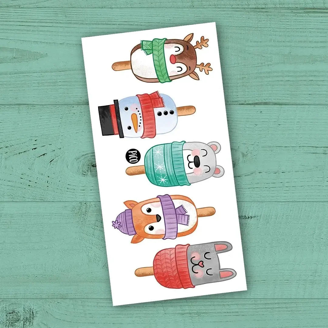 Tatouages Pico Tatoo Gateaux Popsicles Noel