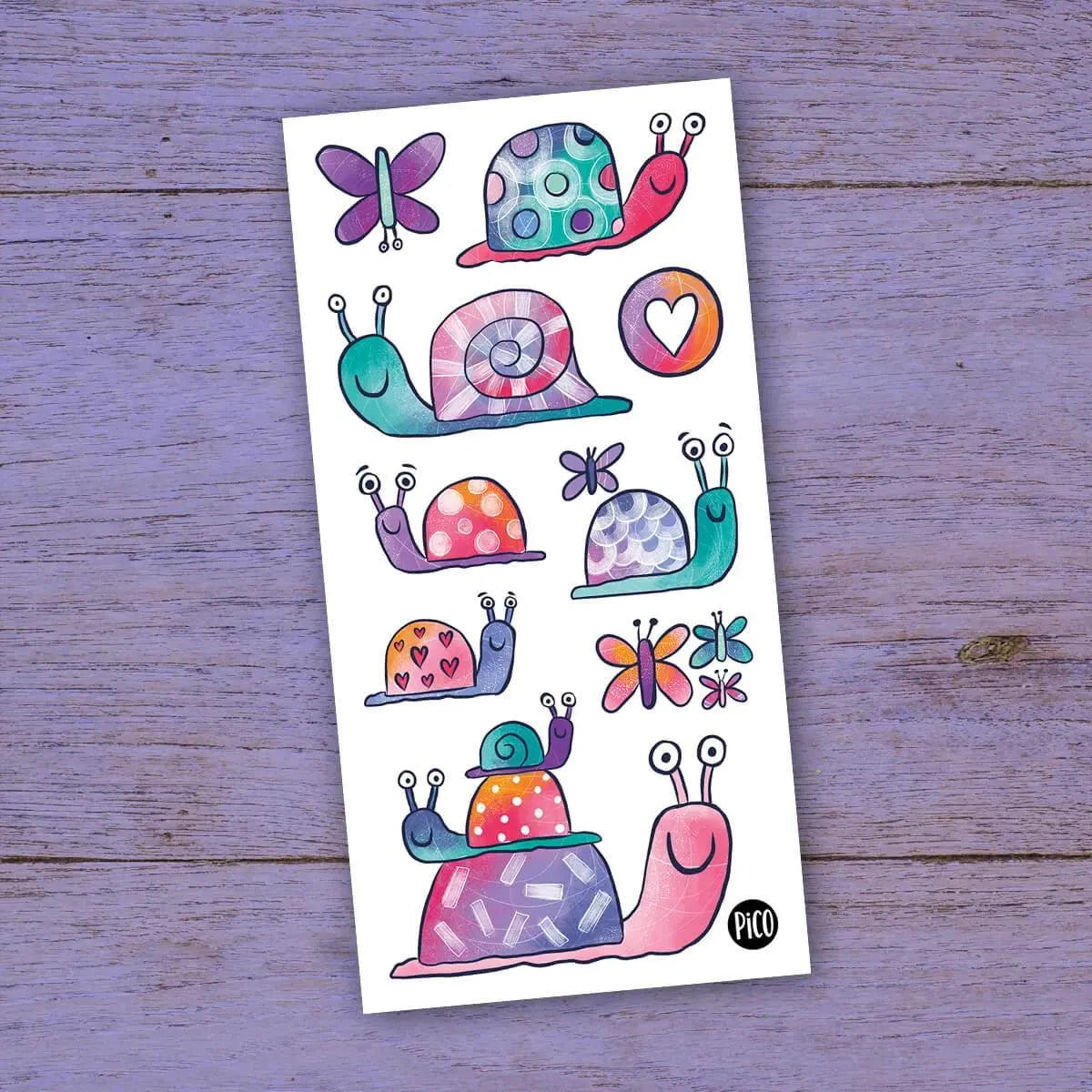 Tatouages Pico Tatoo Margot l'escargot