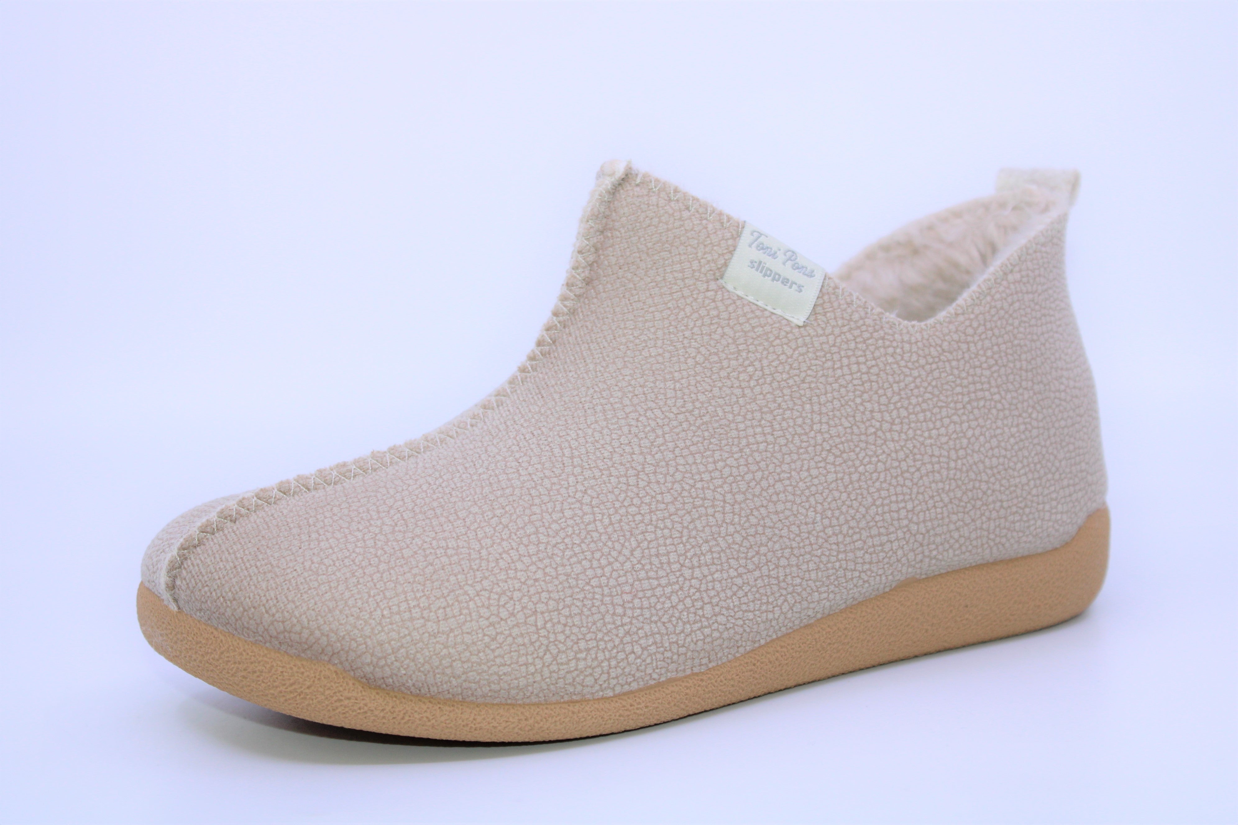 Chaussons Femme TONI PONS MONA-FR - En Feutre Recyclé - Confortables Et Chauds - Semelle Caoutchouc - Pour La Maison
