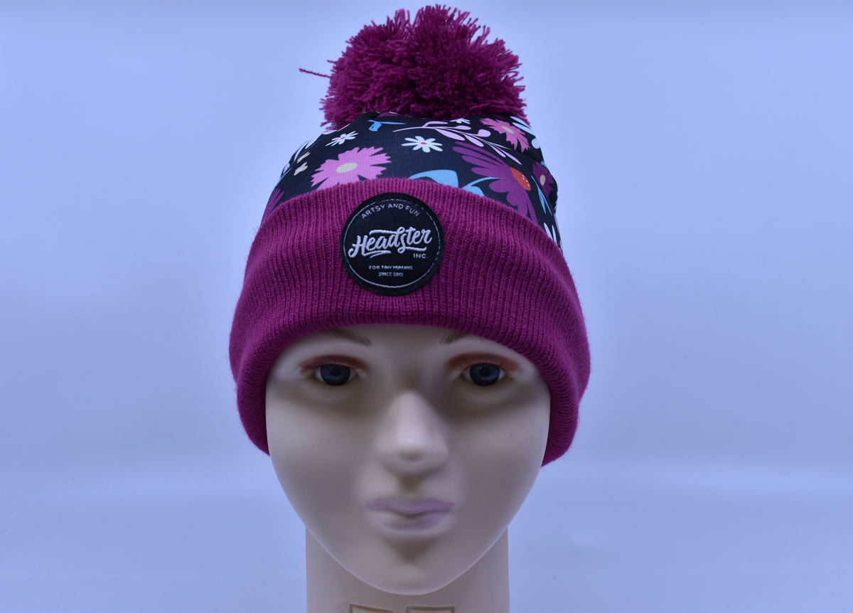 Tuque Headster Jersey Flower Fille